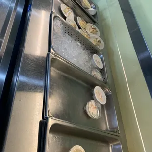 interior, sushi and sashimi