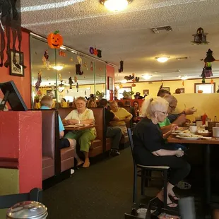 diners sitting at tables