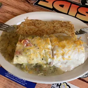 Breakfast burrito!