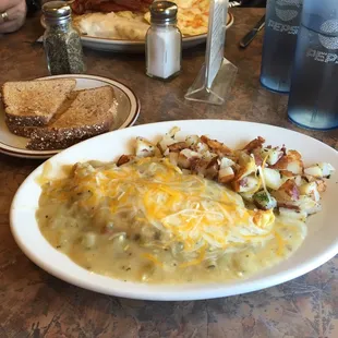 Green Chili Cheese Omelette
