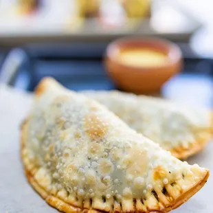 Empanada de Carne ($15) Beef, Huancaína Sauce