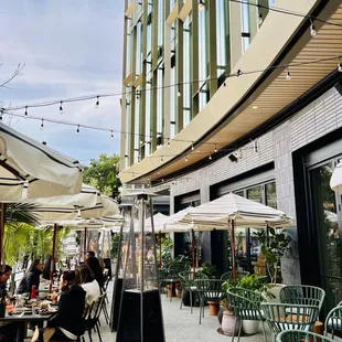 Outdoor seating area