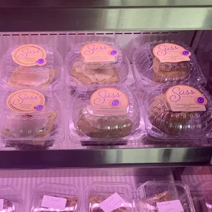 Suss pastries to-go in the market refrigerator case