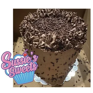 Triple Chocolate 3 Layer 6 inch cake