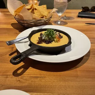 Queso with brisket