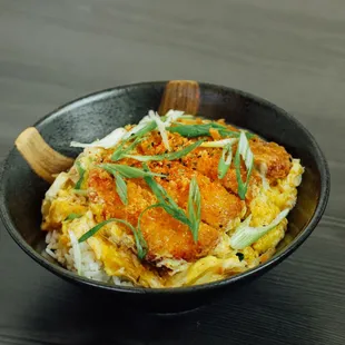 Katsudon, for those pork cutlet and egg lovers- all over rice of course!