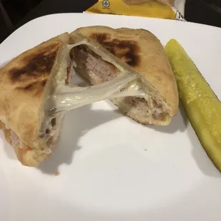 Grilled turkey chibatta