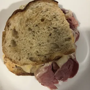 a sandwich on a plate