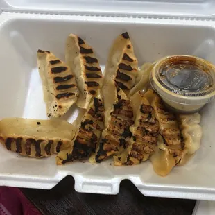 #26, 10 fried gyoza, $8.