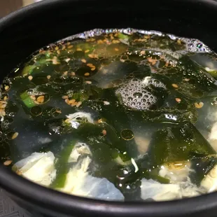 Egg and Seaweed Soup