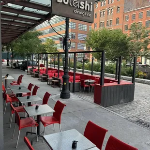 Outdoor seating