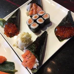 Happy hand rolls