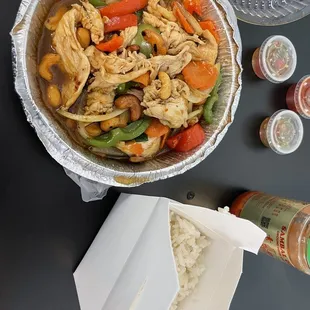 Chicken cashew...
