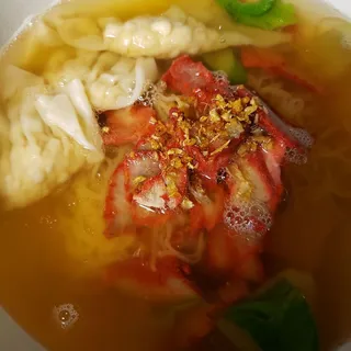 40. Egg Noodle with Wonton Soup