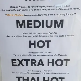 First time? Read before you order. How hot do you want it?