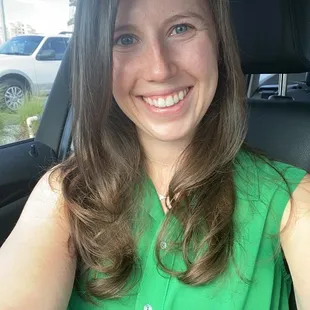 Cut and blow dry with Dena