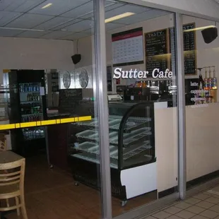 the interior of the restaurant