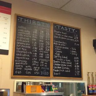 The rest of the menu