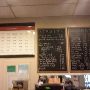 menu board