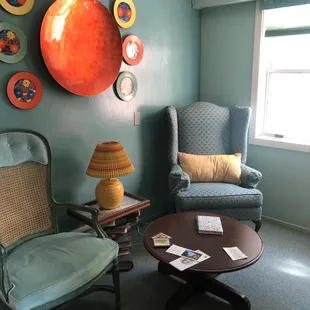 Sitting area in our room.