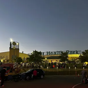 Entrance of Park at Night
