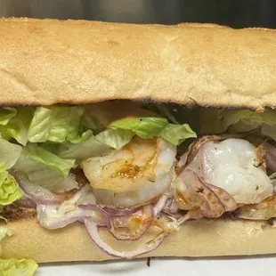 New Grilled Jumbo Garlic Prawns sub