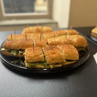 Gourmet sandwich party trays