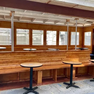 the interior of a restaurant