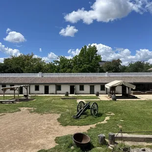 View of part of the inside of the fort