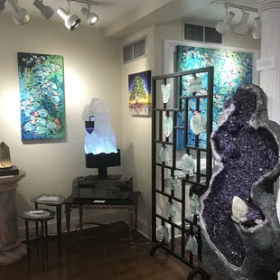 2 floors of amazing paintings and sculptures from local, national and international artists!