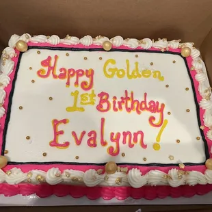 a birthday cake in a box