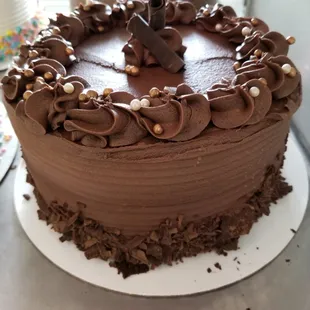 Triple chocolate cake!