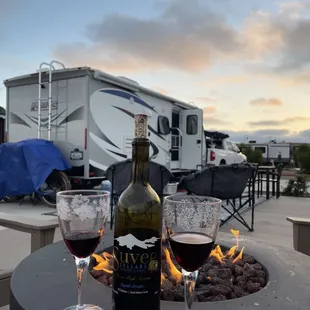 Suveg wine on vacation is the best