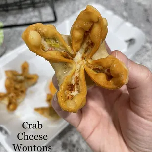 crab cheese wontons