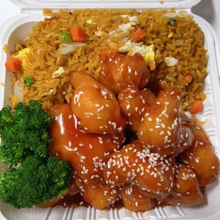 Sesame Chicken Combo