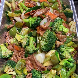 69. Beef with Mixed Vegetable