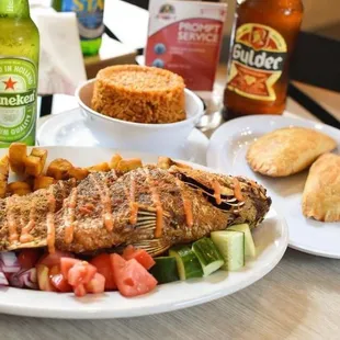 food, grilled fish