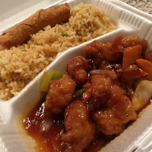 General Tsos lunch special