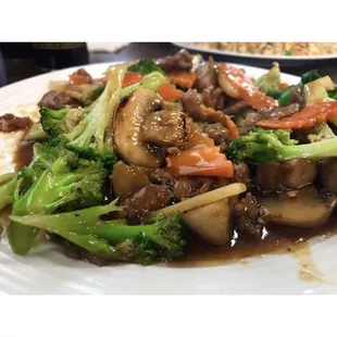 Beef and Broccoli with Mushrooms