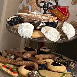 Assorted Christmas cookies