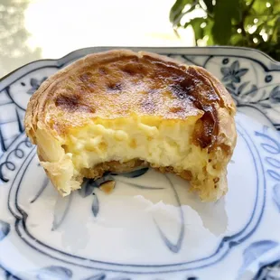 a piece of pie on a plate