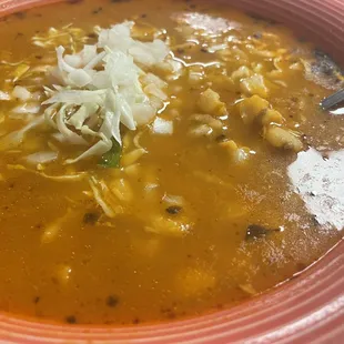 Posole, no meat. Delicious!