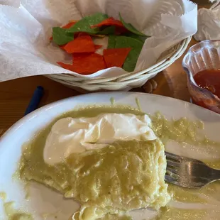 Green sauce is soo good:)