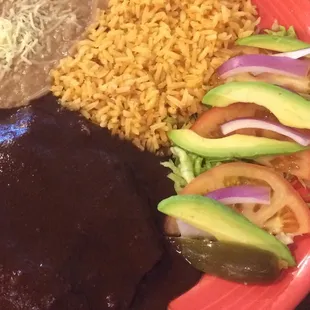 Chicken Mole Enchilada
