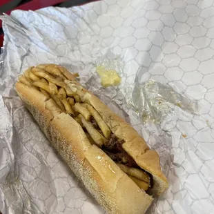 Philly Cheese Steak Sandwich