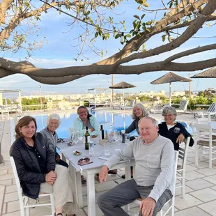 Early evening drinks before we start cooking