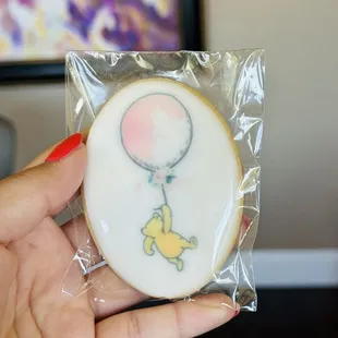 Girl themed Vintage Winnie the Pooh cookies