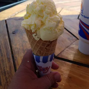 Lemon ice cream kind of day