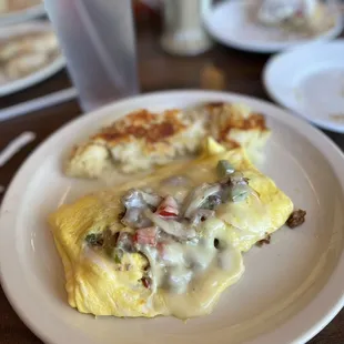 Philly omelette