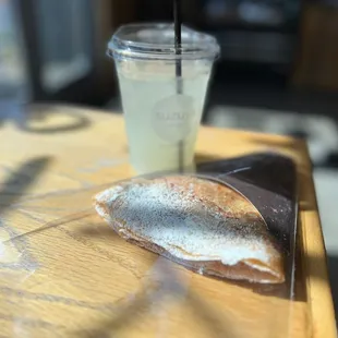 Blueberry cheesecake crepe ($7)